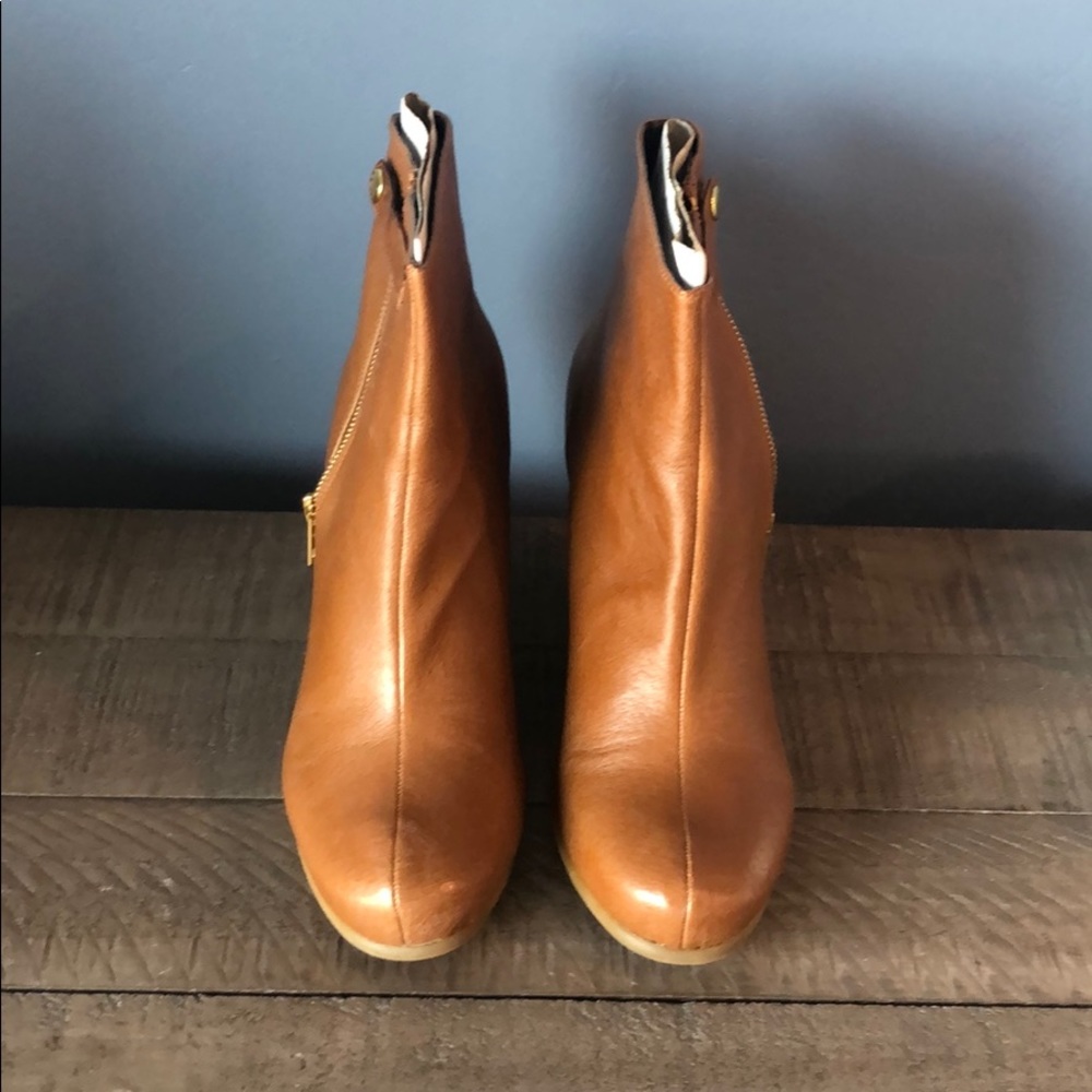 Brown booties